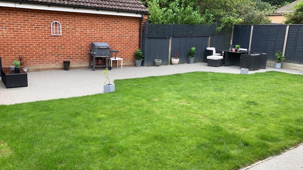 This is a photo of a Resin patio carried out in a district of Wirral. All works done by Resin Driveways Wirral
