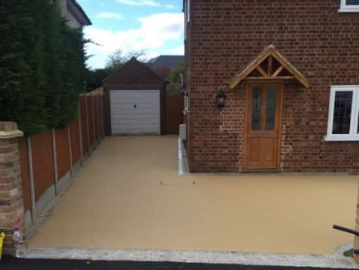 This is a photo of a Resin bound drive carried out in a district of Wirral. All works done by Resin Driveways Wirral